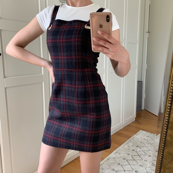forever 21 plaid mini dress